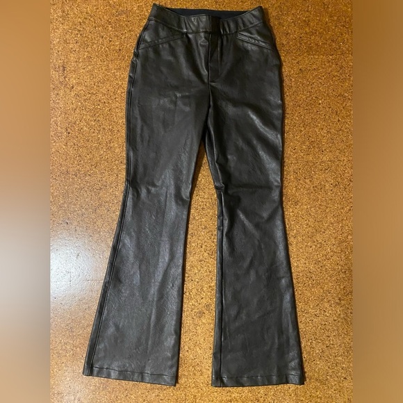 Spanx Leather-Like Flare Pants - Picture 1 of 4